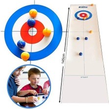 Angle Masa Curling Topu Masa Curling Oyunu Kompakt Curling Aile Oyunları Soğuk Su Sürahi Top Bowing Top Dropship (Yurt Dışından)