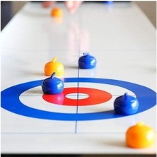 Angle Masa Curling Topu Masa Curling Oyunu Kompakt Curling Aile Oyunları Soğuk Su Sürahi Top Bowing Top Dropship (Yurt Dışından)