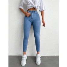 Skinnyjean Likralı Kadın Kot Pantolon