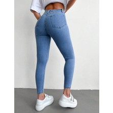 Skinnyjean Likralı Kadın Kot Pantolon