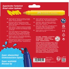 Faber-Castell Jumbo Keçeli Kalem 12LI,SUPERWASHABLE