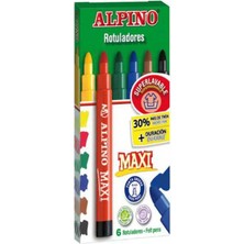 Alpino Keçeli Kalem Maxi 6'lı