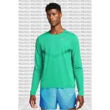 Nike Run Division Rise 365 Running Crew Sweat Uzun Kollu Koşu Üstü Sweatshirt Yeşil