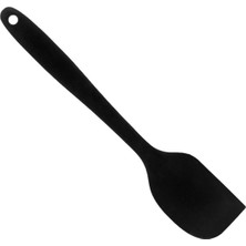 Rainbow Silikon Spatula, Bpa Içermez ve 480°F Isıya Dayanıklı, Pişirme, Fırınlama ve Karıştırma Için Yapışmaz Kauçuk Mutfak Spatulaları (L, Siyah) (Yurt Dışından)