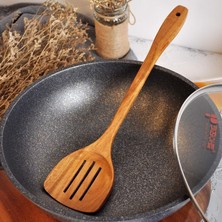 Rainbow Ajourée En Bois Spatule À Manche Long Pour La Dining (Yurt Dışından)