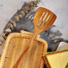 Rainbow Ajourée En Bois Spatule À Manche Long Pour La Dining (Yurt Dışından)