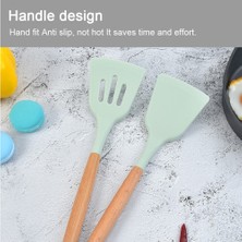 Rainbow Mutfak Gereçleri Üç Parçalı Set Pirinç Kaşığı + Spatula + Çorba Kaşığı (Yurt Dışından)