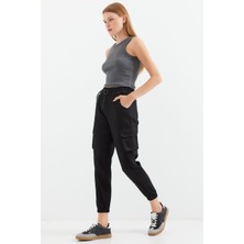 Bigdart 6667 Kargo Cepli Jogger Pantolon - Siyah
