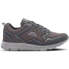 Slazenger ALETA I Erkek Sneaker Koşu & Yürüyüş Ayakkabısı Koyu Gri / Gri