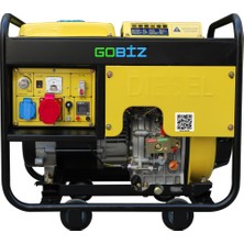 Go Biz 6,9 Kva Jeneratör Go-Dt6 Trifaze Taşınabilir Dizel Jeneratör