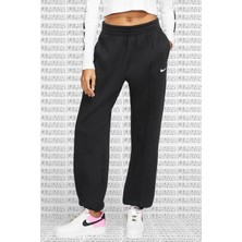 Nike Sportswear Regular Fit Pant Bol ve Uzun Kesim Siyah Eşofman Altı