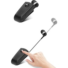 Carnivalland Tüm Modellere Uyumlu Mikrofonlu Çekmeli Mikrofonlu Titreşimli Makaralı Bluetooth Kulakiçi Kulaklık