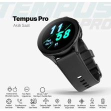 Ttec Tempus Pro 36MM Amoled Ekranlı Yuvarlak Alüminyum Kasa Akıllı Saat