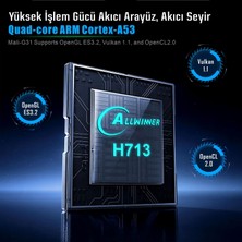 Npo 4K ANDROID11 Bt5.0 Wifi 6 300ANSI Lümen Ios/android Taşınabilir Akıllı LED Projeksiyon HY320