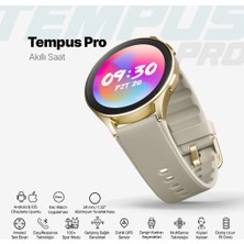 Ttec Tempus Pro 34MM Amoled Ekranlı Yuvarlak Alüminyum Kasa Akıllı Saat