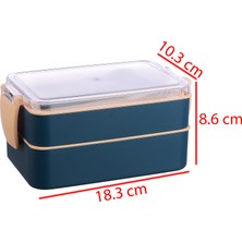 Emofom Fely 900 ml Beslenme Kabı Seti & Saklama Kabı & Lunch Box