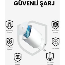 DEİLMİ Tüm Apple iPhone 7,8,x,11,12,13,14 Seri Uyumlu 20W Hız Usb-C Giriş Şarj Aleti Ds-01 Adaptör Kablo Set