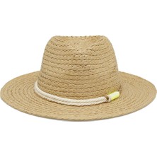 Butigo Rıbbon Straw Hat-W 4fx Kum Kadın Hasır Şapka