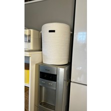 Double Knot Design Sebil Kılıfı Dekoratif Sepet - Organizer Hasır Jüt Tress  Sebil Kılıfı