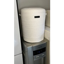 Double Knot Design Sebil Kılıfı Dekoratif Sepet - Organizer Hasır Jüt Tress  Sebil Kılıfı