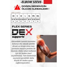 Dex Supports Elbow Sleeve Antrenman Dirsekliği, Lifting Straps Pro 2'li Paket