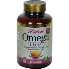 Balen Omega 3-6-9 1585 Mg x 60 Yumuşak Kapsül Epa-18 Dha-12