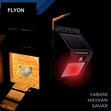 Flyon Sensörlü Sokak Lambası Hem Bahçe Aydınlatma Solar Enerjili  FLYON-K24