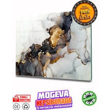 Mogeva Cam Kesme ve Sunum Tablası | Supreme Mermer Görünümlü | 20CM x 30CM