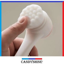 CandyShine Çift Taraflı Arındırıcı Yüz Temizleme Fırçası