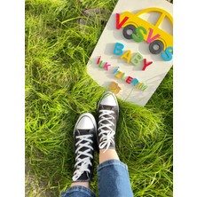 VOSVOSBABY Siyahbot Yetişkin Keten Ayakkabı