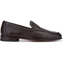 Tamer Tanca Erkek Deri Kahverengi Loafer Ayakkabı 183 29501 Erk Ayk Y24 Kahve