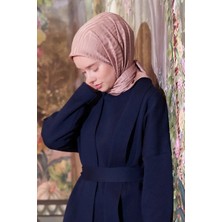Madame Polo Ipeksi Jakar Safir Eşarp Zebra Desen - Bronz