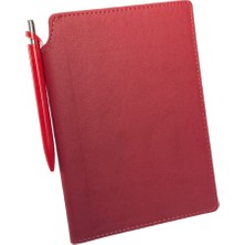 Eren Ofis 13X21 Termo Deri - Lastikli Çizgili Notebook Sırttan Kalem Takmalı Çizgili Defter