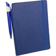 Eren Ofis 13X21 Termo Deri - Lastikli Çizgili Notebook Sırttan Kalem Takmalı Çizgili Defter