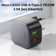 Ason Plus Hoco CS32A Usb-A+Type-C PD20W 3.0A Şarj Adaptörü