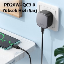 Ason Plus Hoco CS32A Usb-A+Type-C PD20W 3.0A Şarj Adaptörü