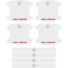 Sm Motors Hyundai İX35 Araçları Için Uyumlu Kapı Içi Çizik Önleyi Seti 8'li
