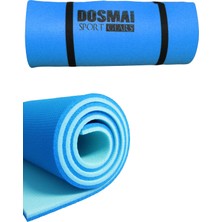 Dosmai 16 mm Taşıma Askılı Çift Taraflı Iki Renk Kamp Pilates Minderi Yoga Matı MN903
