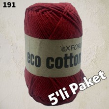 Oxford İplik 5’li Paket Eco Cotton - Rejenere Cotton Ip - 161 Fidan Yeşili