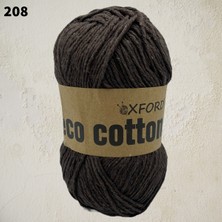 Oxford İplik 5’li Paket Eco Cotton - Rejenere Cotton Ip - 208 Koyu Kahve