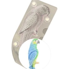 Depposite 3D Papağan Polikarbon Çikolata Kalıbı 17.5 cm