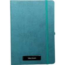 Eren Ofis Notebook Termo Deri 15X21 Kenar Boyalı Çizgili Lastikli Çizgili Defter - Kişiye Özel Isimli Hediye