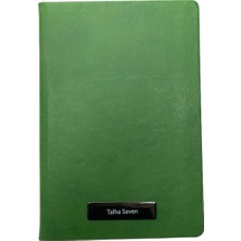 Eren Ofis Notebook Termo Deri 15X21 Kenar Boyalı Çizgili Lastikli Çizgili Defter - Kişiye Özel Isimli Hediye