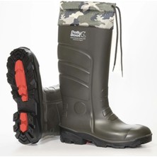 Polly Boot Çizme Galaxy Vega Koyu Haki Kısa Boğaz 27+6 cm 37 No ( Orjinal Yeni Üretim )