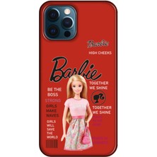 Gritty Apple iPhone 12 Pro Barbie Kırmızı Telefon  Uyumlu Kılıfı
