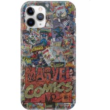 Gritty Apple iPhone 11 Pro Uyumlu Marvel Telefon Kılıfı