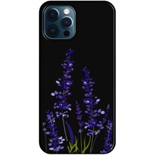 Gritty Apple iPhone 12 Pro Lavanta Siyah Telefon Kılıfı
