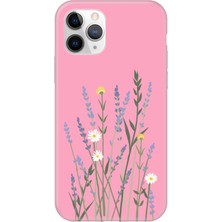 Gritty Apple iPhone 11 Pro Max Lavanta Pembe Telefon Kılıfı