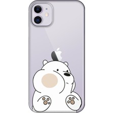 Gritty Apple iPhone 11 Panda Şeffaf Telefon Kılıfı
