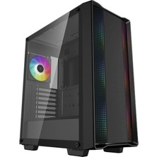 Deepcool CC560 V2 PF750 750W 80PLUS Mid-Tower 4xrainbow Fanlı Mid-Tower Siyah Kasa